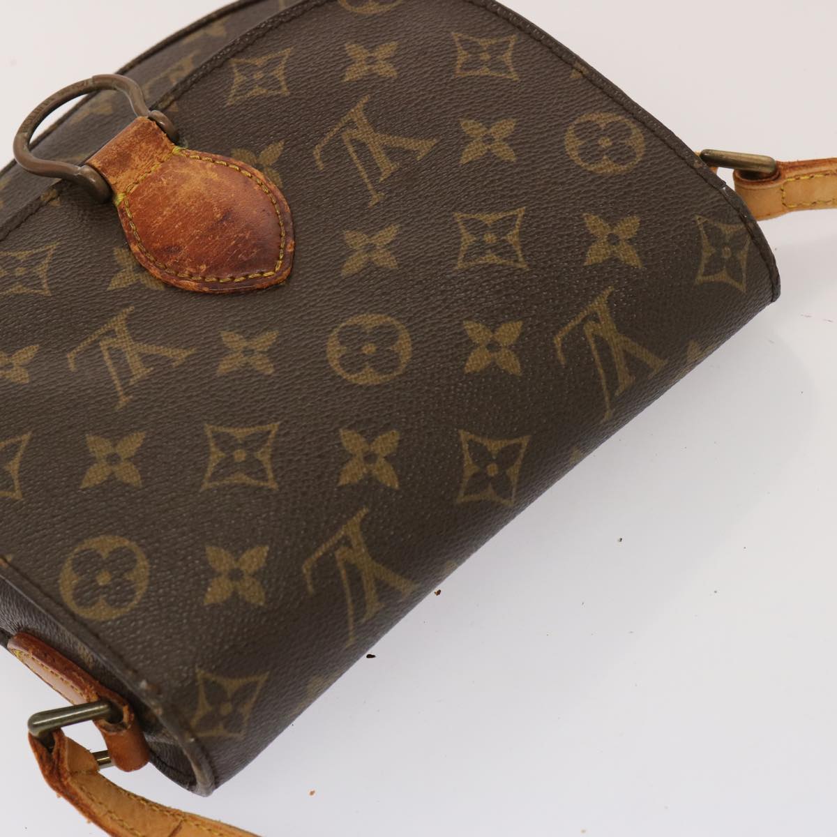 LOUIS VUITTON Monogram Saint Cloud MM Shoulder Bag M51243 LV Auth bs13743