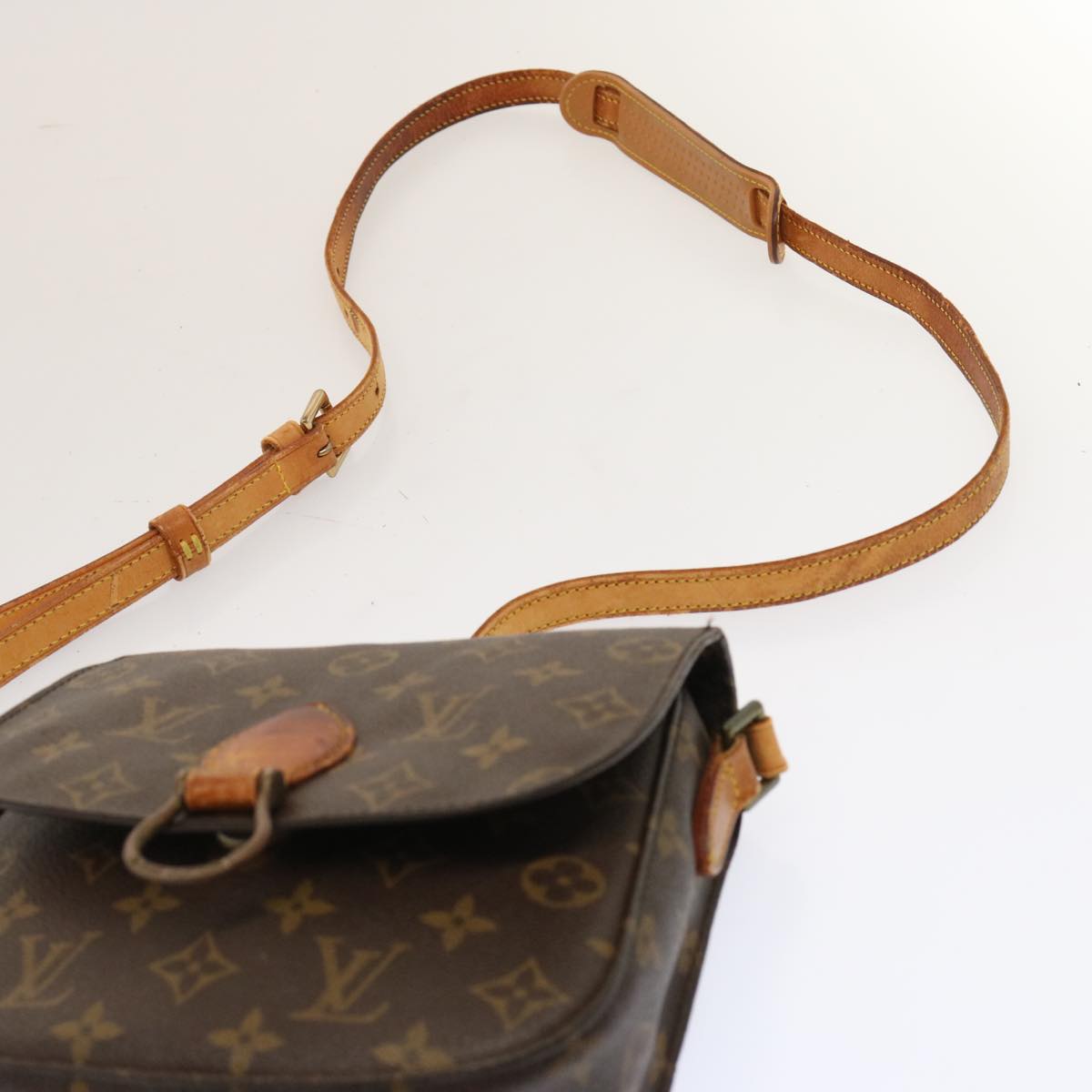 LOUIS VUITTON Monogram Saint Cloud MM Shoulder Bag M51243 LV Auth bs13743