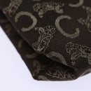 CELINE C Macadam Canvas Clutch Bag Brown Auth bs13749-7