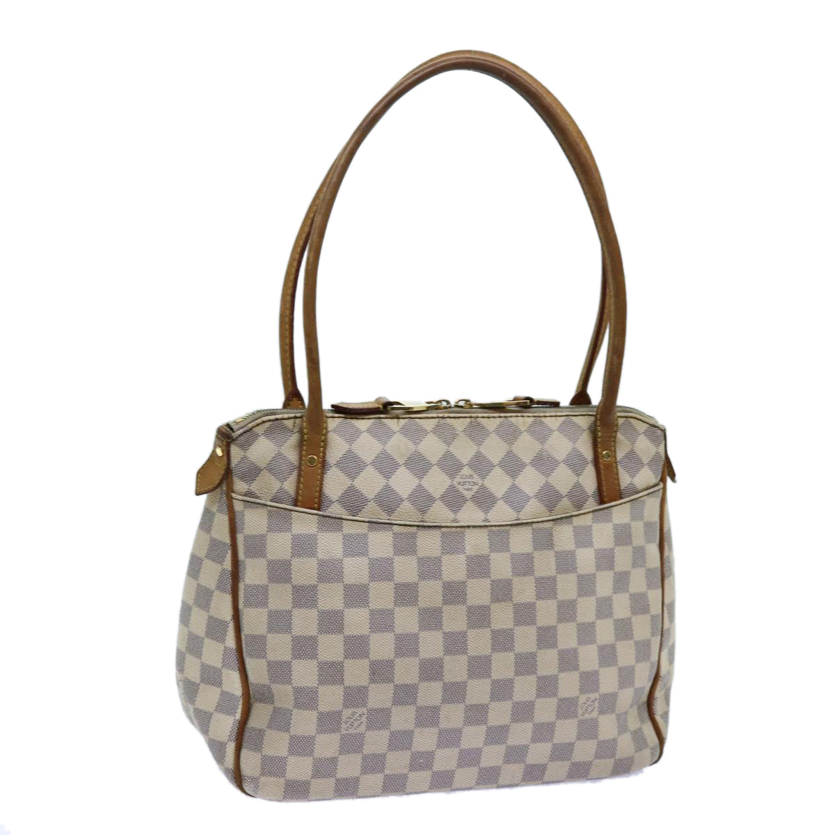 LOUIS VUITTON Damier Azur Figueri PM Shoulder Bag N41176 LV Auth bs13775