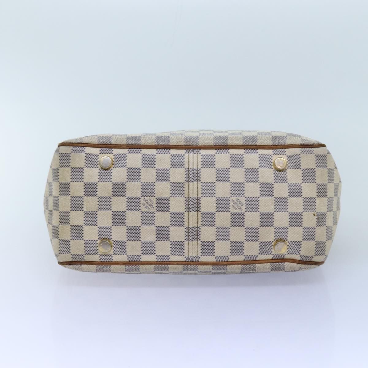 LOUIS VUITTON Damier Azur Figueri PM Shoulder Bag N41176 LV Auth bs13775