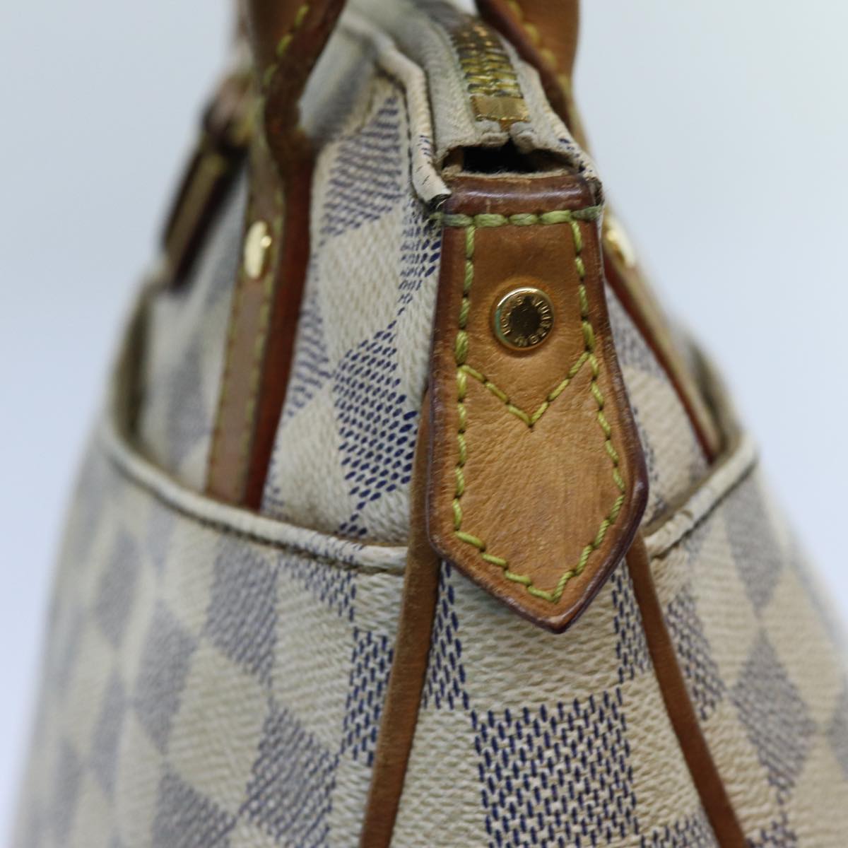 LOUIS VUITTON Damier Azur Figueri PM Shoulder Bag N41176 LV Auth bs13775