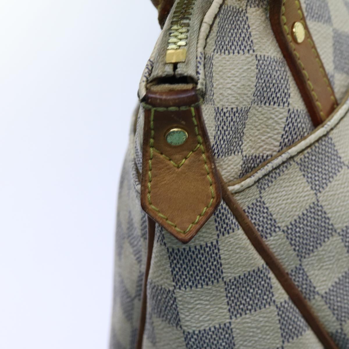 LOUIS VUITTON Damier Azur Figueri PM Shoulder Bag N41176 LV Auth bs13775