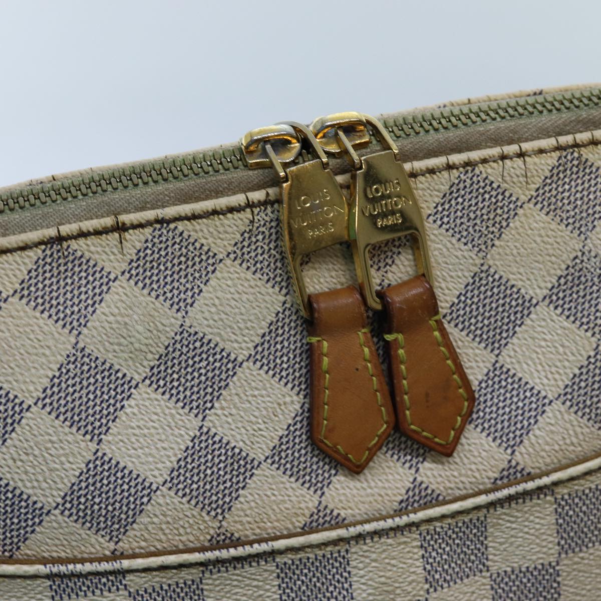 LOUIS VUITTON Damier Azur Figueri PM Shoulder Bag N41176 LV Auth bs13775