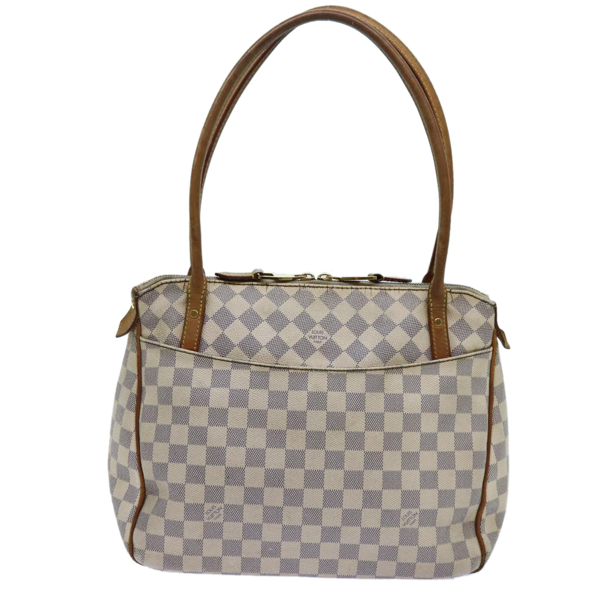 LOUIS VUITTON Damier Azur Figueri PM Shoulder Bag N41176 LV Auth bs13775