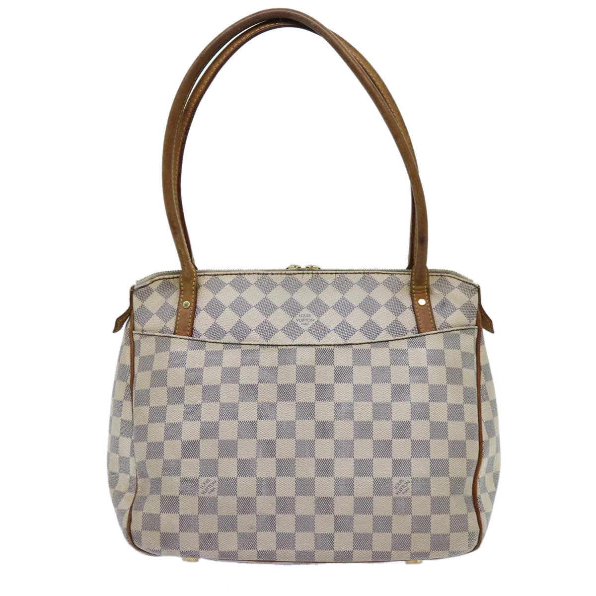 LOUIS VUITTON Damier Azur Figueri PM Shoulder Bag N41176 LV Auth bs13775