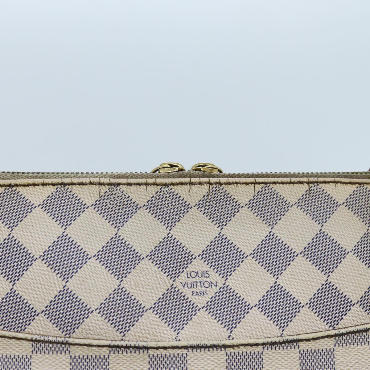 LOUIS VUITTON Damier Azur Figueri PM Shoulder Bag N41176 LV Auth bs13775