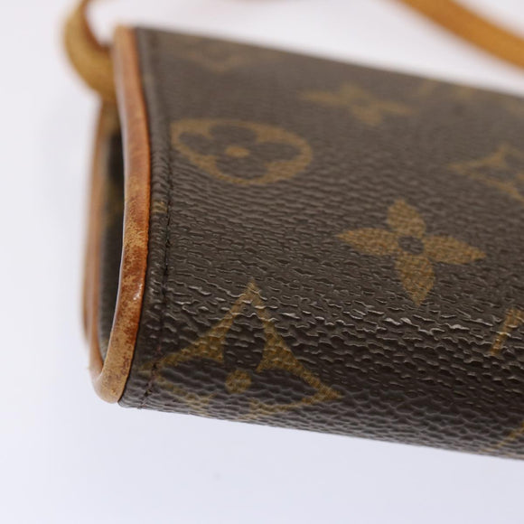LOUIS VUITTON Monogram Pochette Twin PM Shoulder Bag M51854 LV Auth bs13776