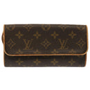 LOUIS VUITTON Monogram Pochette Twin PM Shoulder Bag M51854 LV Auth bs13776-13