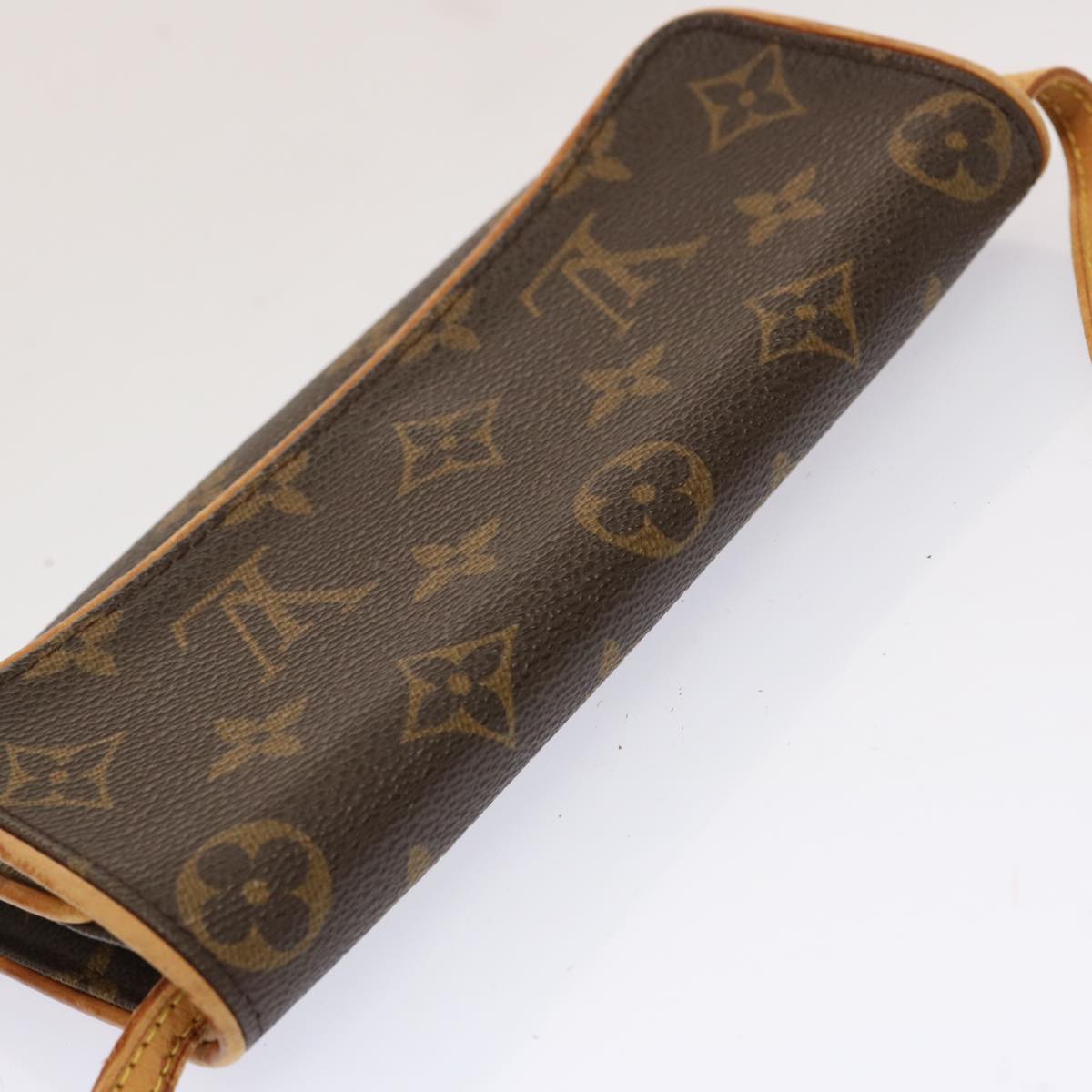 LOUIS VUITTON Monogram Pochette Twin PM Shoulder Bag M51854 LV Auth bs13776