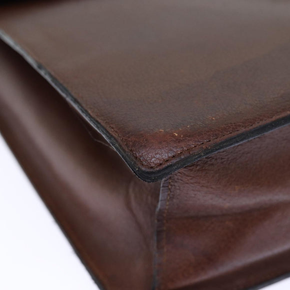 Salvatore Ferragamo Hand Bag Leather 2way Brown 001 2865 1657 Auth bs13795