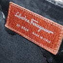 Salvatore Ferragamo Hand Bag Leather 2way Brown 001 2865 1657 Auth bs13795-12