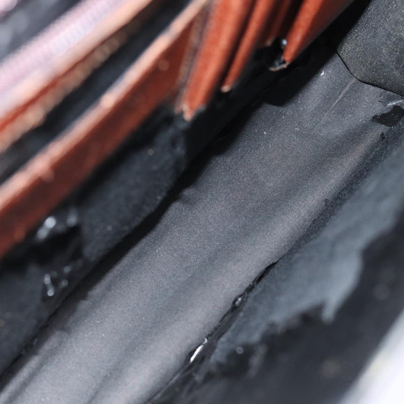 Salvatore Ferragamo Hand Bag Leather 2way Brown 001 2865 1657 Auth bs13795