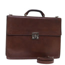 Salvatore Ferragamo Hand Bag Leather 2way Brown 001 2865 1657 Auth bs13795-1