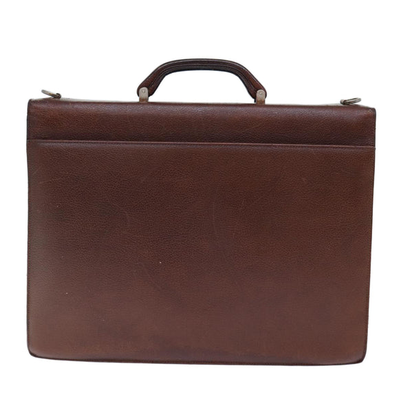 Salvatore Ferragamo Hand Bag Leather 2way Brown 001 2865 1657 Auth bs13795