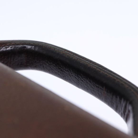 Salvatore Ferragamo Hand Bag Leather 2way Brown 001 2865 1657 Auth bs13795