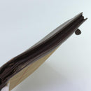 Burberrys Nova Check Clutch Bag Canvas Brown Auth bs13823-5