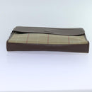 Burberrys Nova Check Clutch Bag Canvas Brown Auth bs13823-6