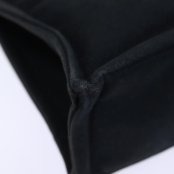 HERMES Fourre Tout PM Hand Bag Canvas Gray Auth bs13840