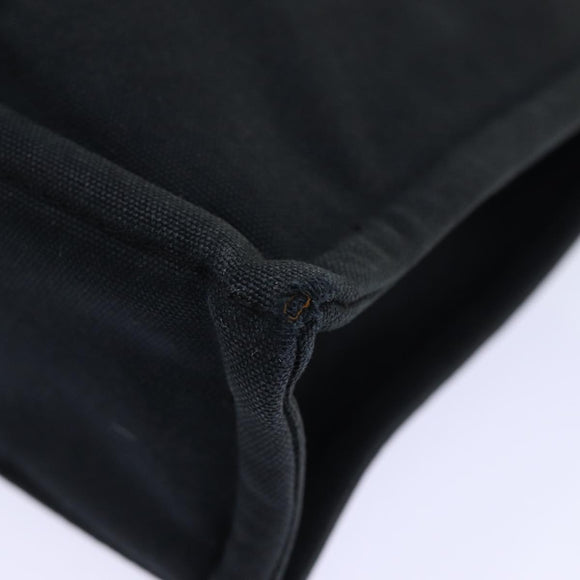 HERMES Fourre Tout PM Hand Bag Canvas Gray Auth bs13840