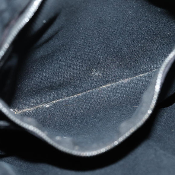 HERMES Fourre Tout PM Hand Bag Canvas Gray Auth bs13840