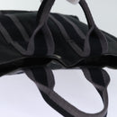 HERMES Fourre Tout PM Hand Bag Canvas Gray Auth bs13840-6