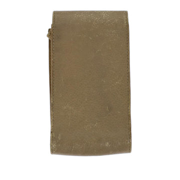 CHANEL COCO Mark Pen Case Caviar Skin Beige CC Auth bs13887 - 0