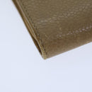 CHANEL COCO Mark Pen Case Caviar Skin Beige CC Auth bs13887-15