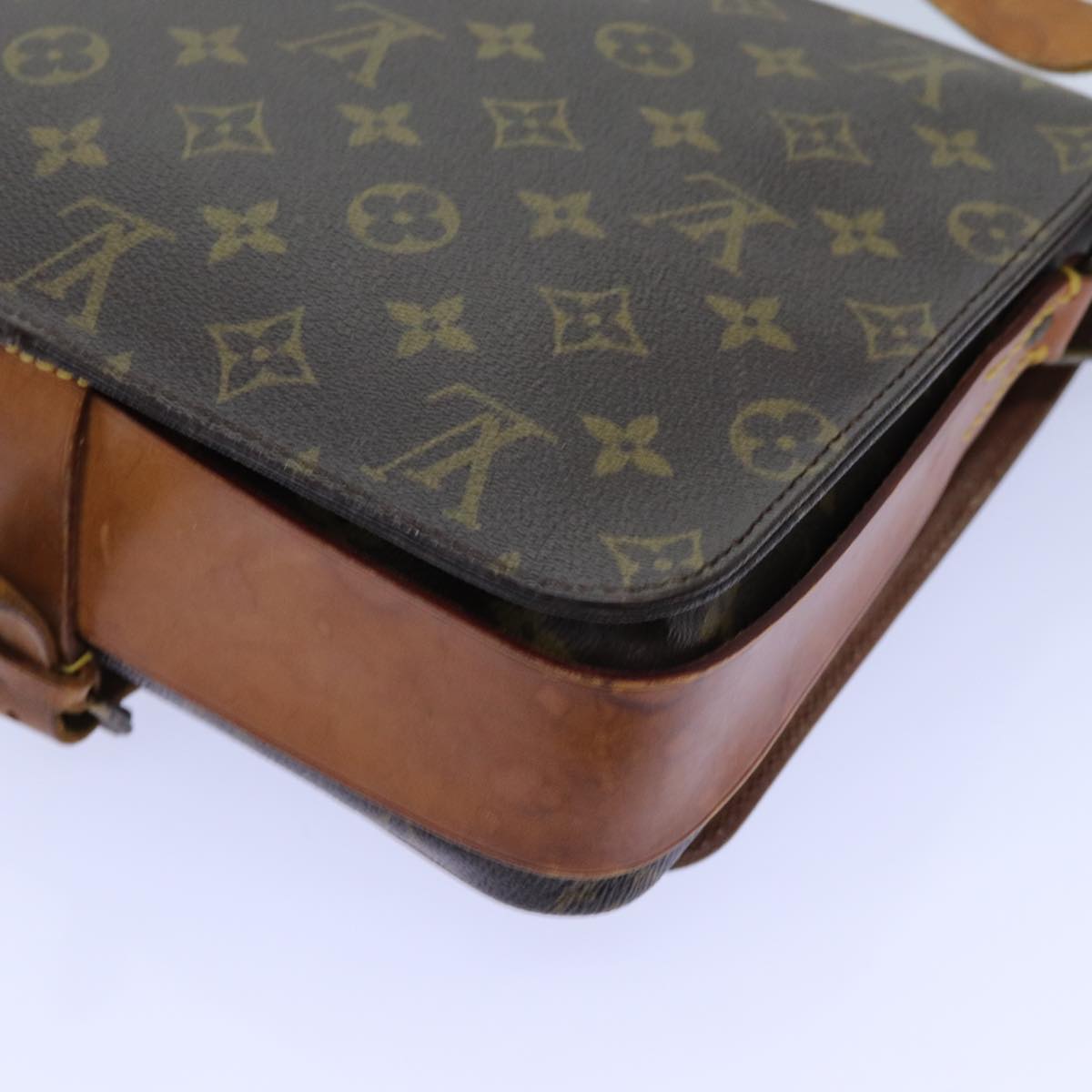 LOUIS VUITTON Monogram Cartouchiere GM Shoulder Bag M51252 LV Auth bs13890