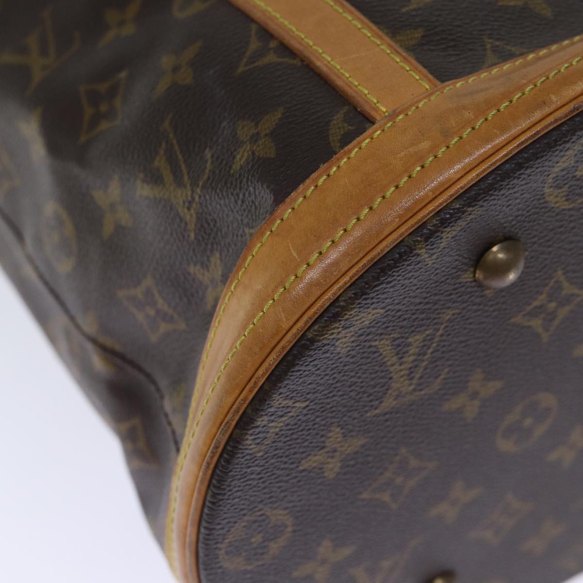 LOUIS VUITTON Monogram Bucket GM Shoulder Bag M42236 LV Auth bs13907