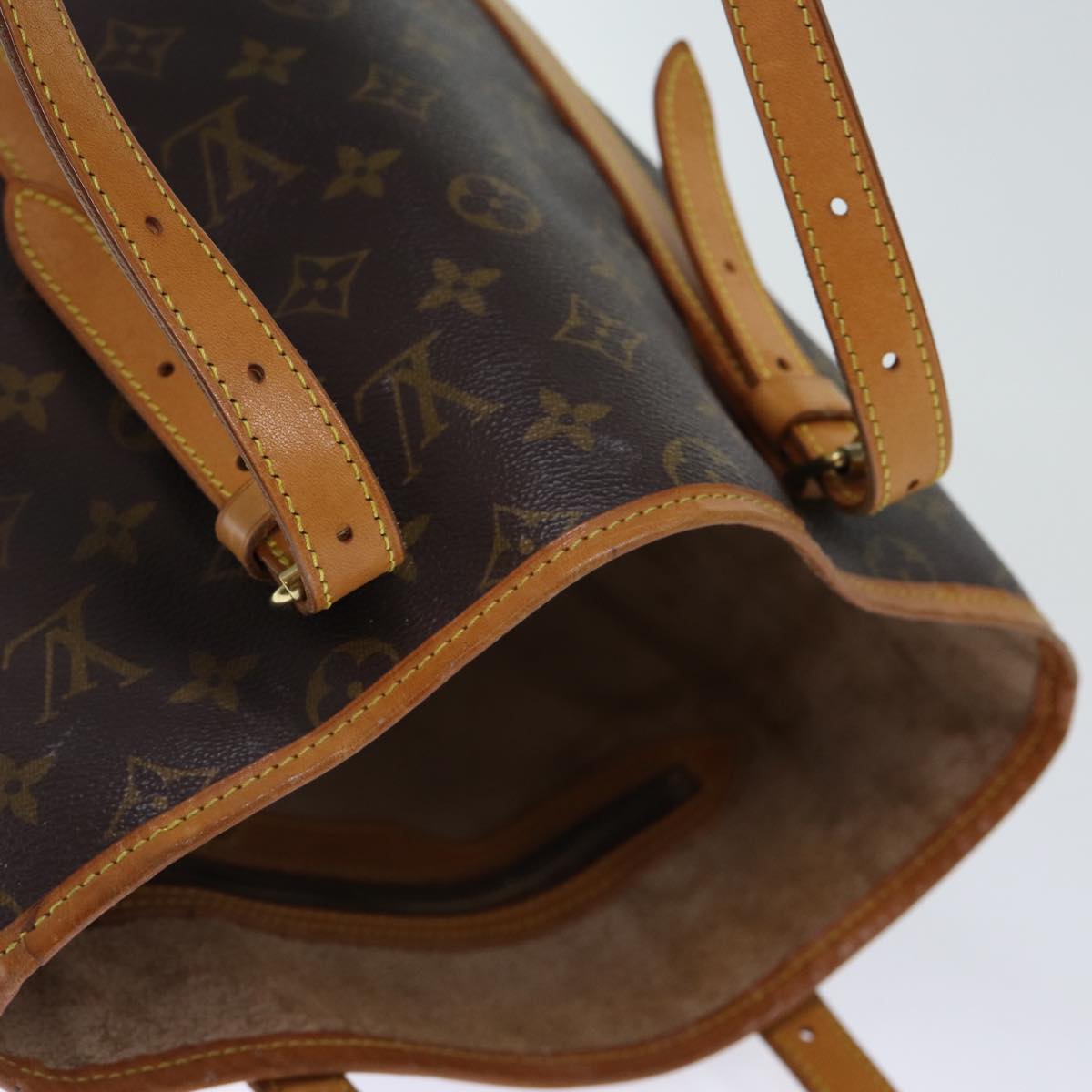 LOUIS VUITTON Monogram Bucket GM Shoulder Bag M42236 LV Auth bs13907