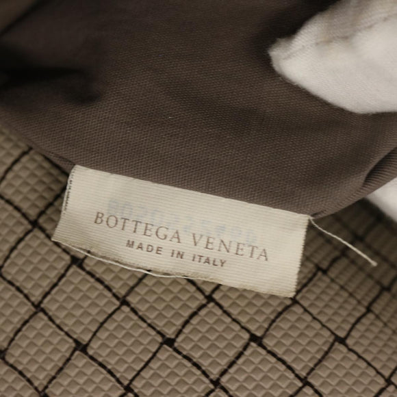 BOTTEGA VENETA Tote Bag PVC Beige Auth bs13924