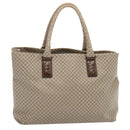 BOTTEGA VENETA Tote Bag PVC Beige Auth bs13924-1