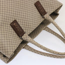 BOTTEGA VENETA Tote Bag PVC Beige Auth bs13924-6