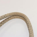 BOTTEGA VENETA Tote Bag PVC Beige Auth bs13924-8