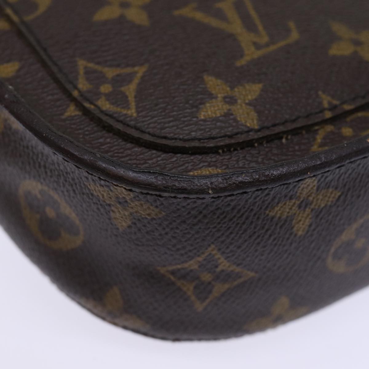 LOUIS VUITTON Monogram Saint Cloud MM Shoulder Bag M51243 LV Auth bs13934