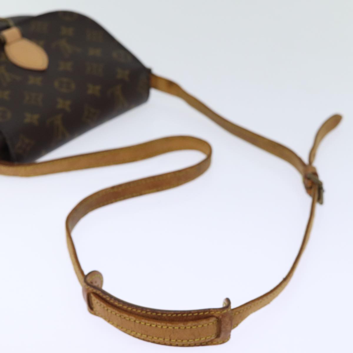 LOUIS VUITTON Monogram Saint Cloud MM Shoulder Bag M51243 LV Auth bs13934