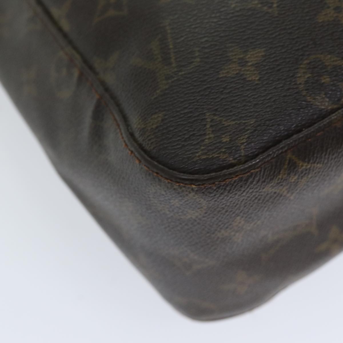 LOUIS VUITTON Monogram Looping GM Shoulder Bag M51145 LV Auth bs13936