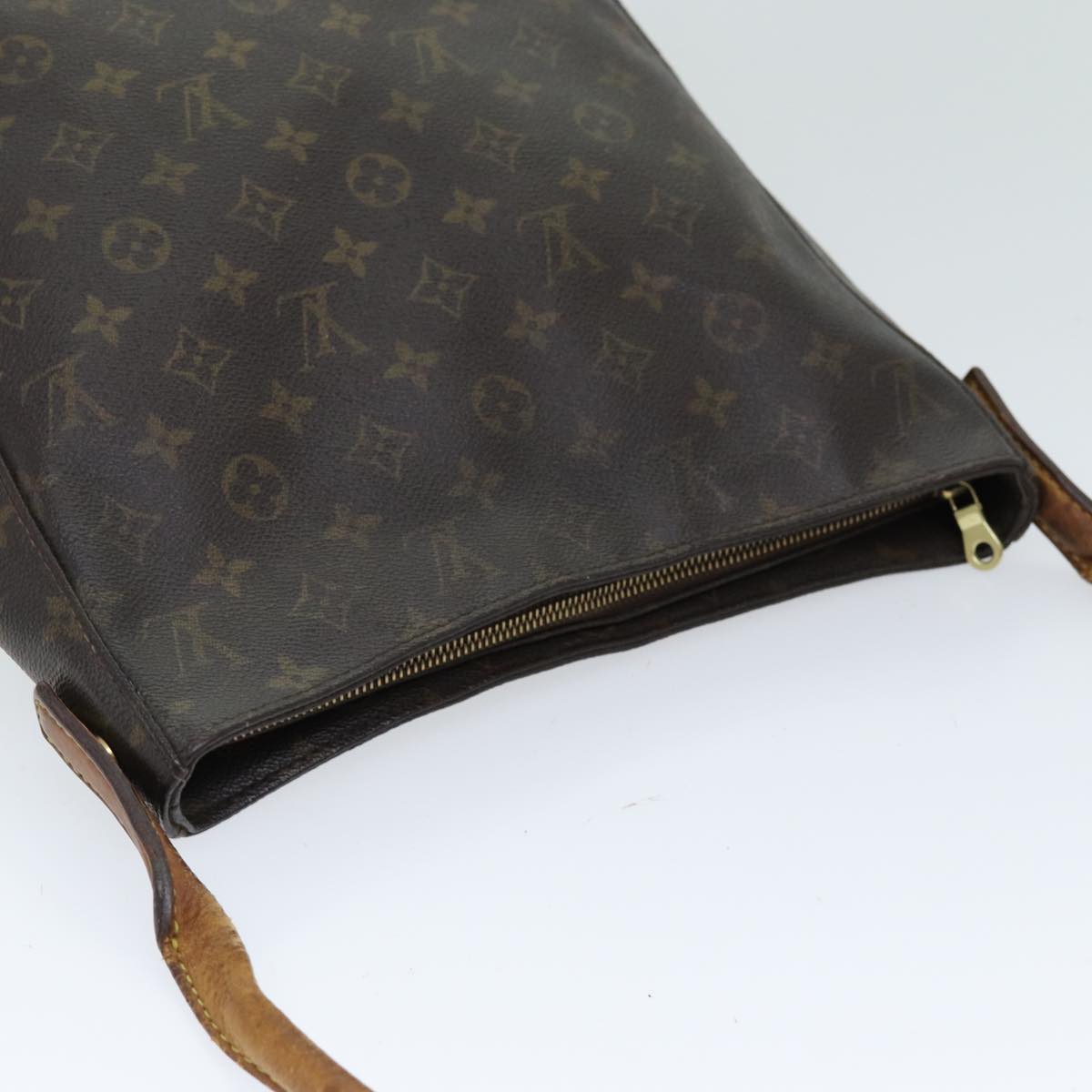 LOUIS VUITTON Monogram Looping GM Shoulder Bag M51145 LV Auth bs13936