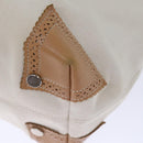 BURBERRY Blue Label Tote Bag Canvas Beige Auth bs13947-14