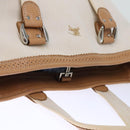 BURBERRY Blue Label Tote Bag Canvas Beige Auth bs13947-6