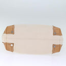 BURBERRY Blue Label Tote Bag Canvas Beige Auth bs13947-5