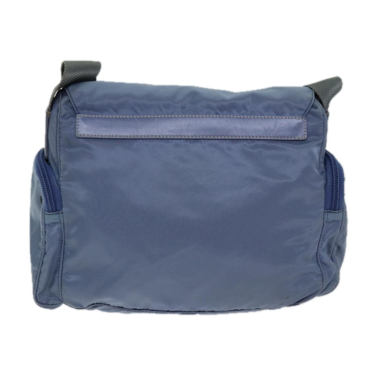 PRADA Shoulder Bag Nylon Blue Auth bs13953 - 0