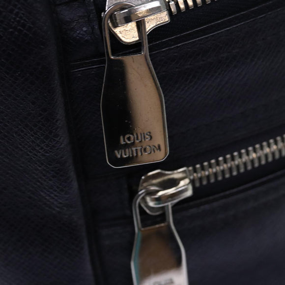 LOUIS VUITTON Taiga Cabas Zippe Boston Bag Navy M22842 LV Auth bs13957