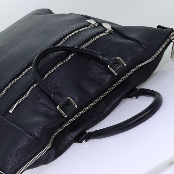 LOUIS VUITTON Taiga Cabas Zippe Boston Bag Navy M22842 LV Auth bs13957