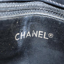 CHANEL Matelasse Turn Lock Waist bag Leather Black CC Auth bs13969-20