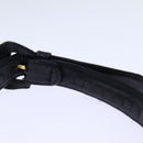 CHANEL Matelasse Turn Lock Waist bag Leather Black CC Auth bs13969-14