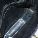 CHANEL Matelasse Turn Lock Waist bag Leather Black CC Auth bs13970-11