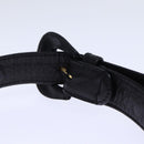 CHANEL Matelasse Turn Lock Waist bag Leather Black CC Auth bs13970-8