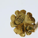 CHANEL Earring metal Gold CC Auth bs13981-5